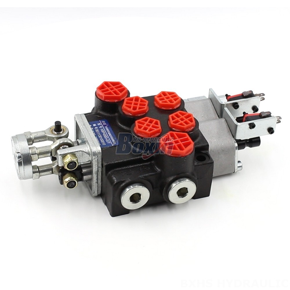 Unbeatable Prices: Factory Wholesale Pricing for P40 Micro Switch Joystick 2 Spool Monoblock Directional Valves main image